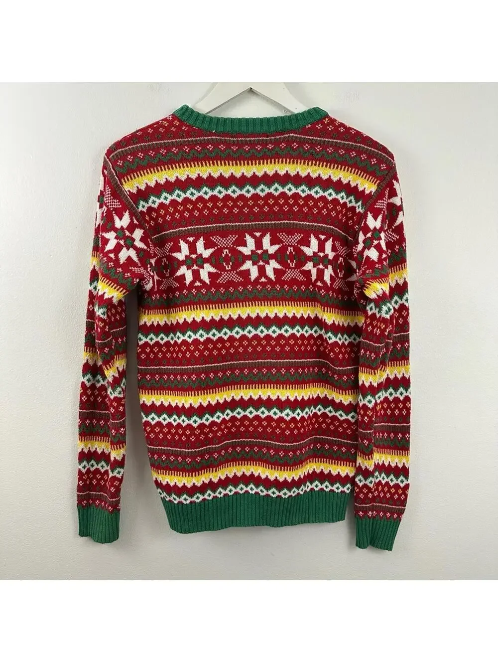 Blizzard Bay Ugly Sloths Christmas Sweater Men's Size S